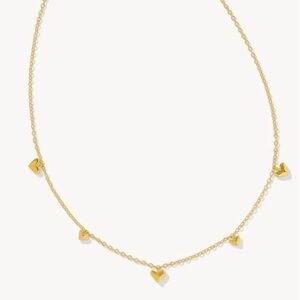 Kendra Scott Gold Heart Necklace (Phoebe Strand)